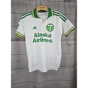 2011 Vintage Adidas MLS Portland Timbers Soccer Jersey Sz M Kids #B47